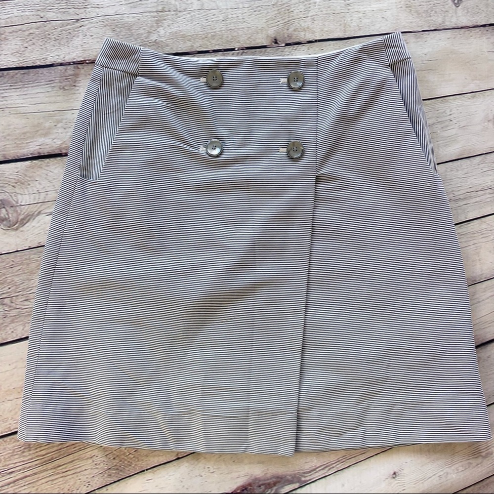 The Limited Hi-Waist Sailor Skirt Women's Size 4 fully lined striped
